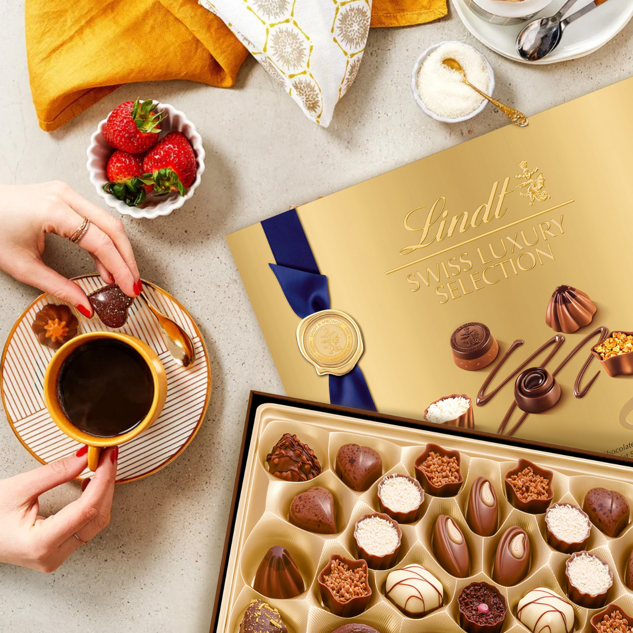 LINDT – Save 20% off on our decadent Lindt boxed chocolates! icon