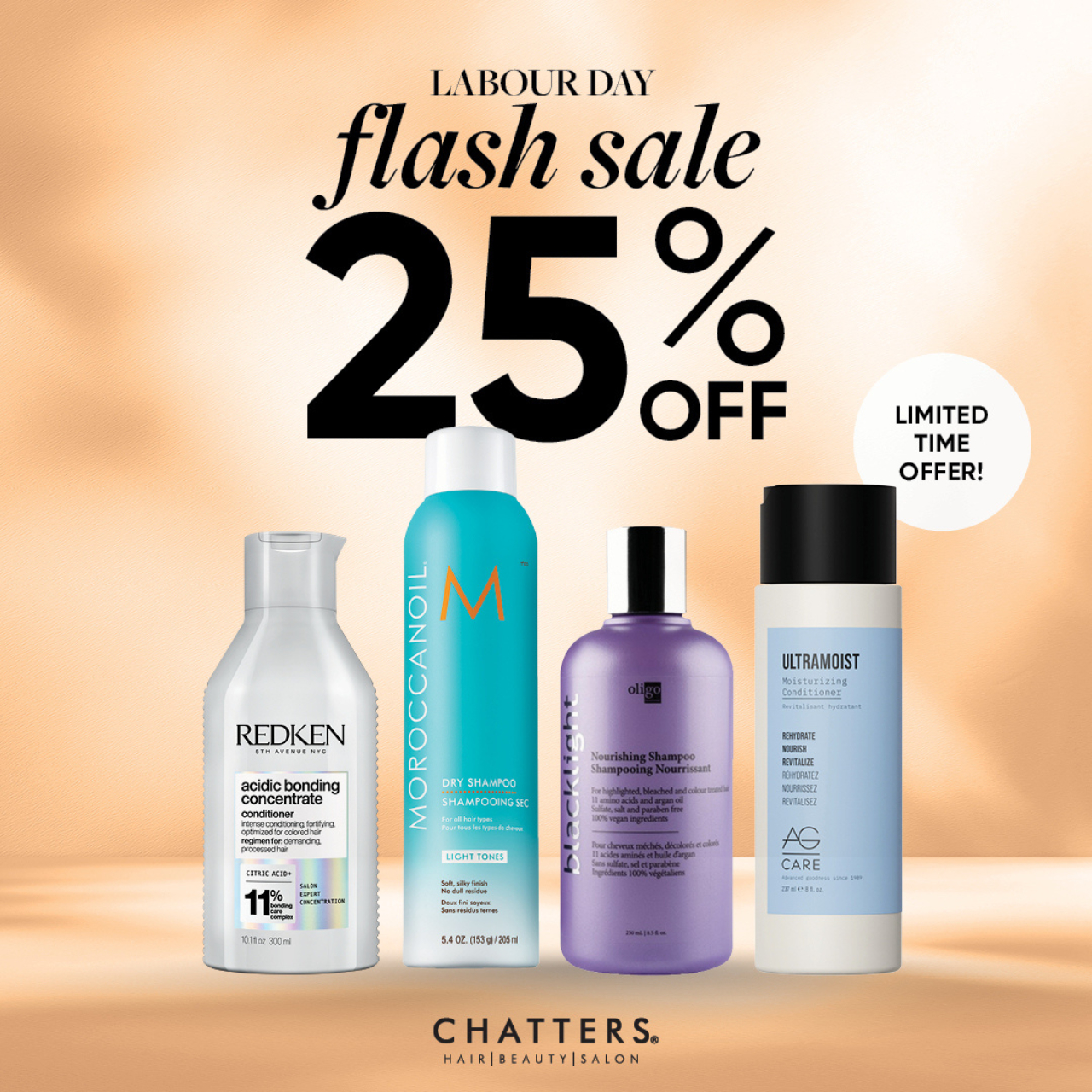 Chatters Hair Salon – Shop Our Long Weekend Flash Sale icon