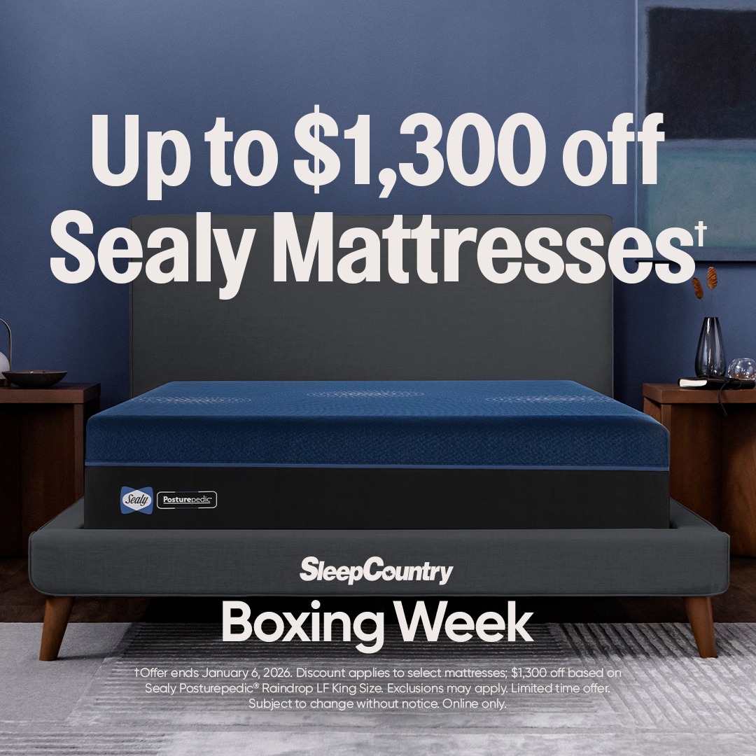 Up to $1300 off Sealy Mattresses* icon