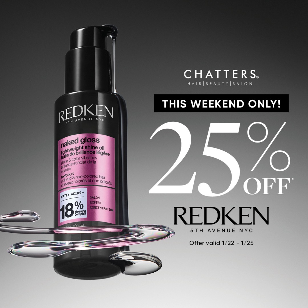 Chatters Hair Salon – Save 25% on Redken Essentials only at Chatters! icon
