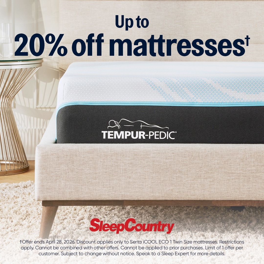 Sleep Country – Up to 20% off mattresses* icon