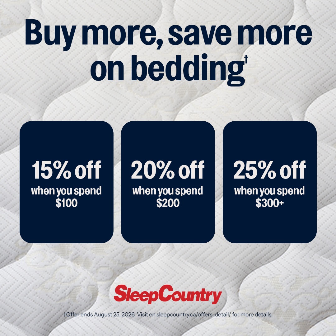 Buy more, save more on bedding* icon