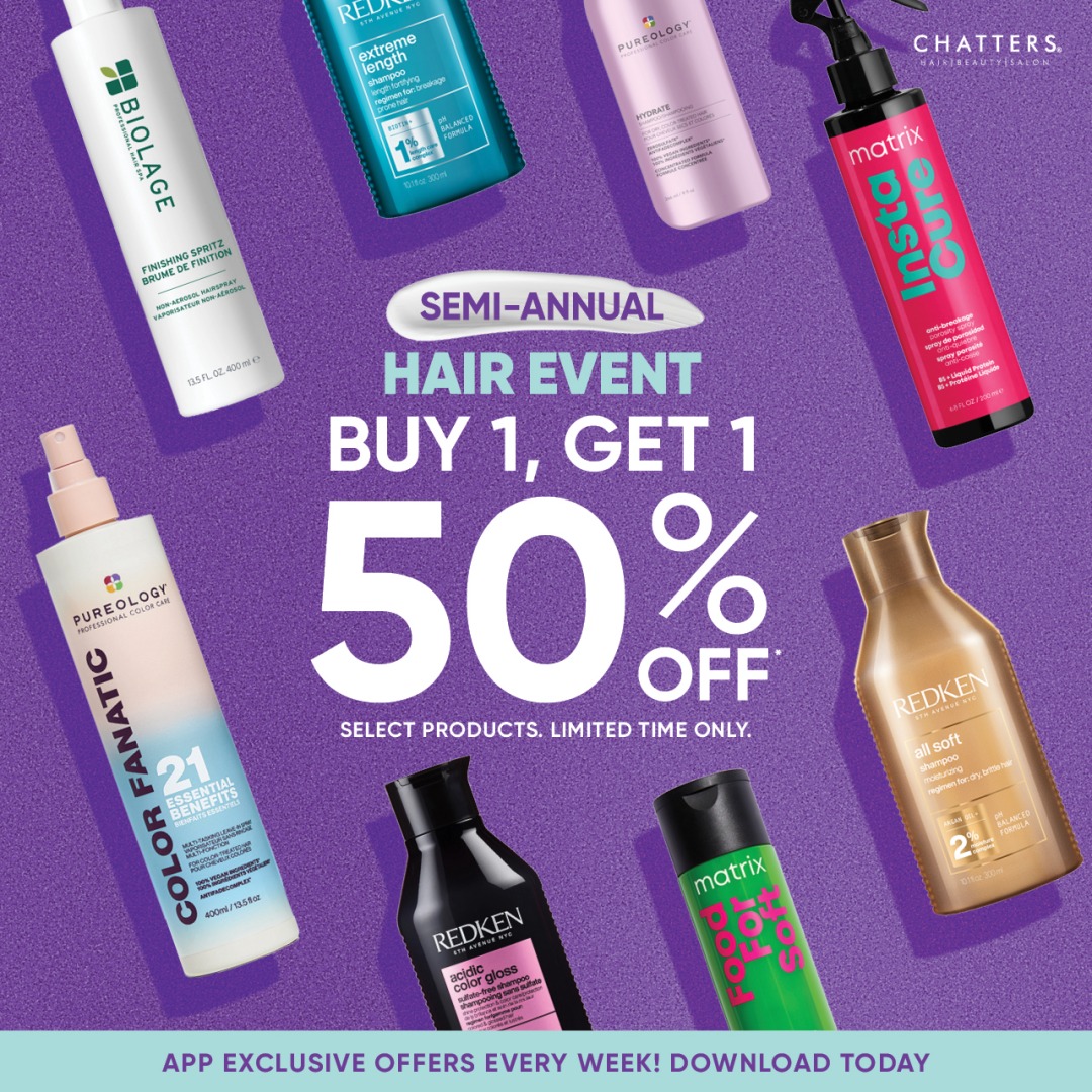 Buy One, Get One 50% Off at Chatters